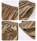 Drawstring Cargo Pocket Shorts For Men