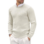 Men's Crew Neck Long Sleeve Knit Jumper