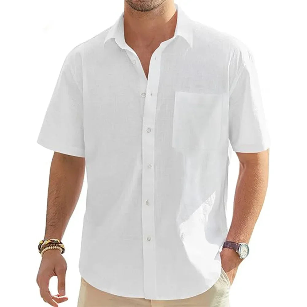 Classic Short Sleeve Casual Shirt