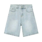 Men's Relaxed Fit Denim Shorts With Classic Five Pocket Style