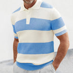 Men’s Classic Stripe Polo Short Sleeve