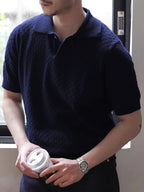 Ridge Textured Polo Shirt Men