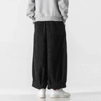 Men's Baggy Drawstring Wide Leg Pants
