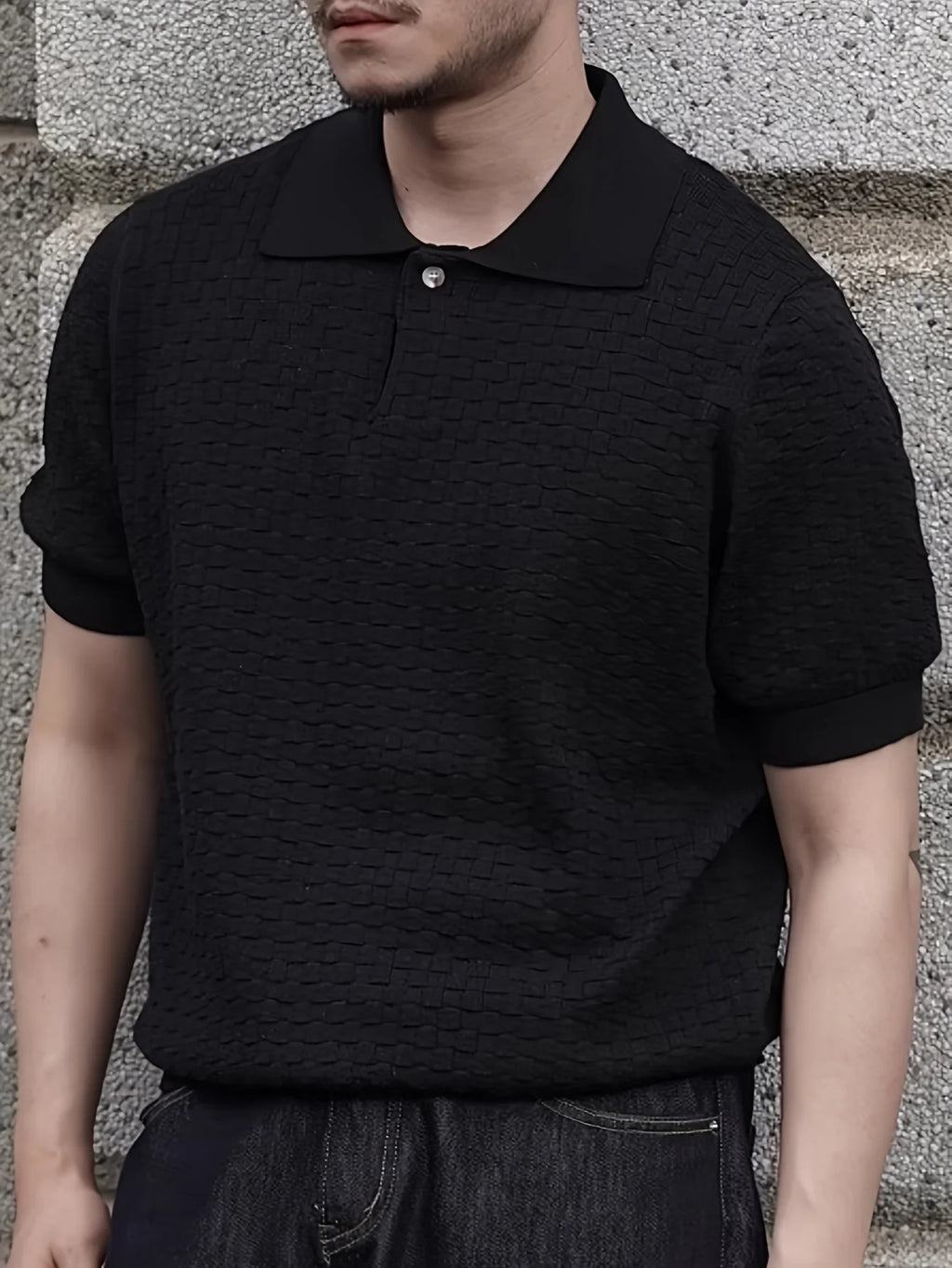 Ridge Textured Polo Shirt Men