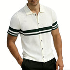 Men’s Contrast Trim Polo Shirt Men
