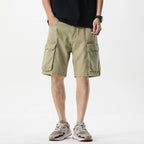 Multi Pocket Cargo Work Shorts Men