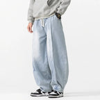 Men's Baggy Drawstring Wide Leg Jeans