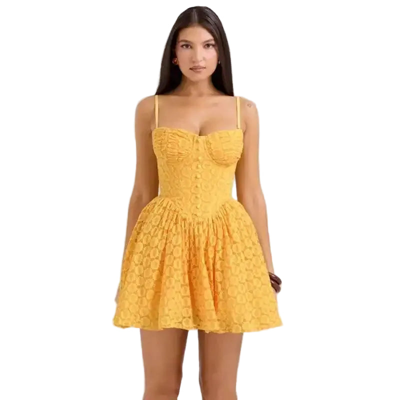 Sweetheart Fit Flare Mini Dress Women