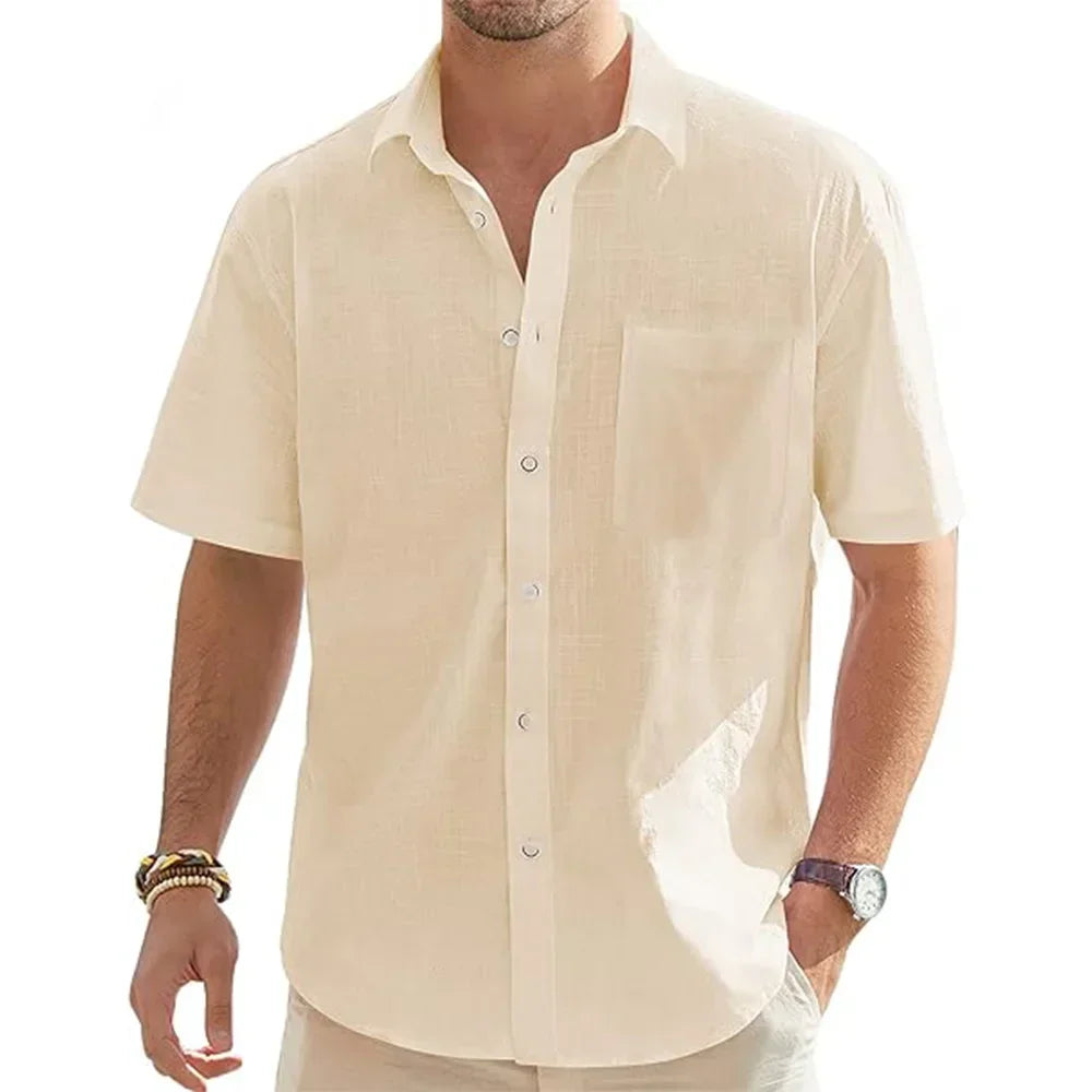 Classic Short Sleeve Casual Shirt