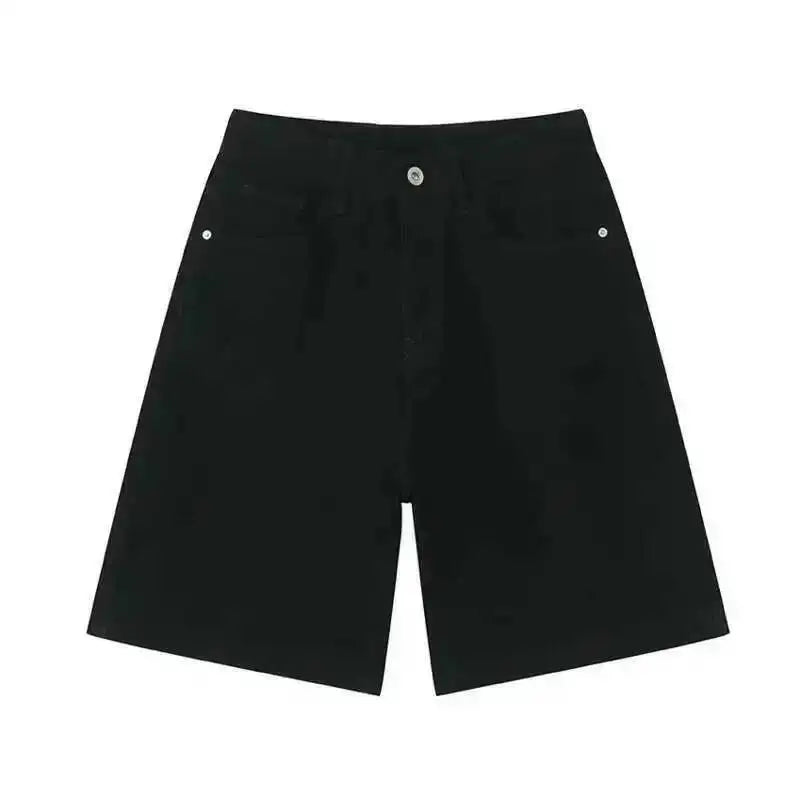 Men's Relaxed Fit Denim Shorts With Classic Five Pocket Style