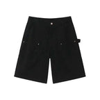 Men's Relaxed Fit Carpenter Pocket Denim Shorts