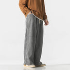 Men's Vertical Stripe Wide Pants