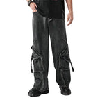 Men's Wide Leg Cargo Pants Jeans
