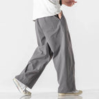 Men's Pull On Wide Leg Trousers