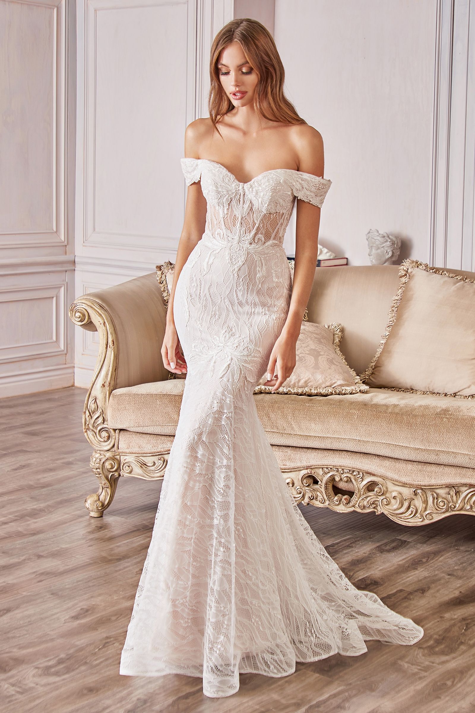 Lace Corset Mermaid Maxi Dress Women Main image
