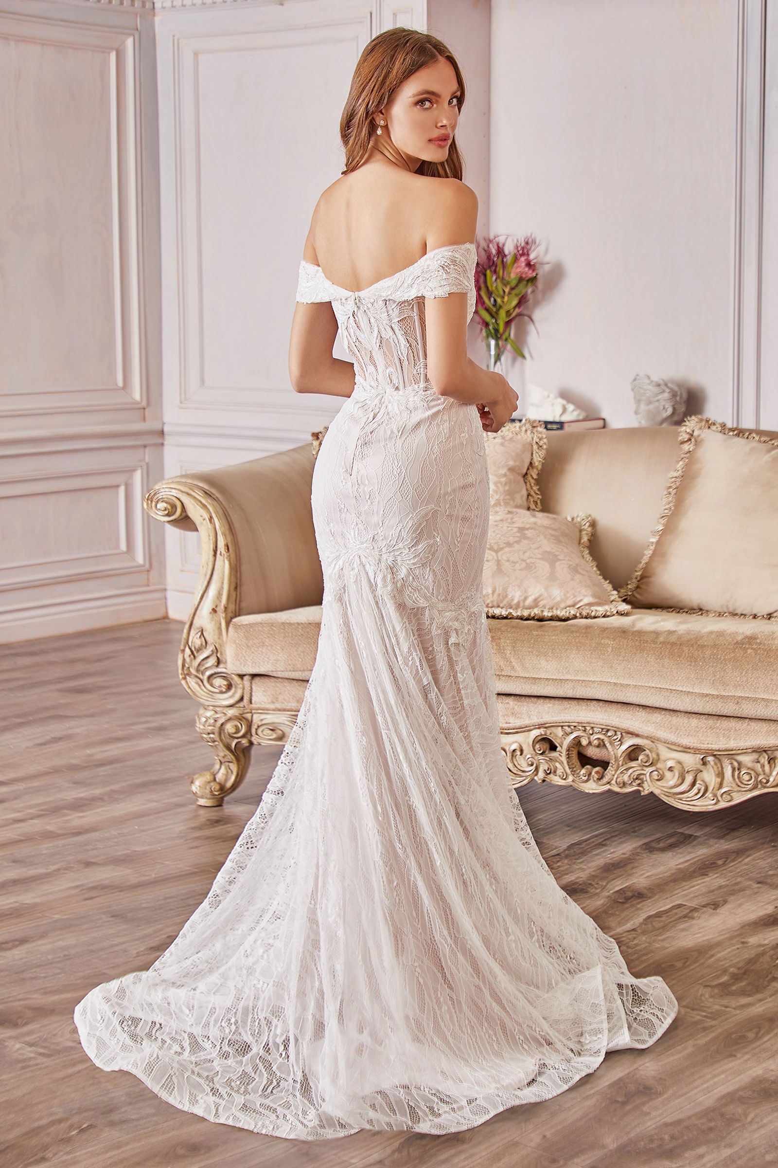 Lace Corset Mermaid Maxi Dress Women