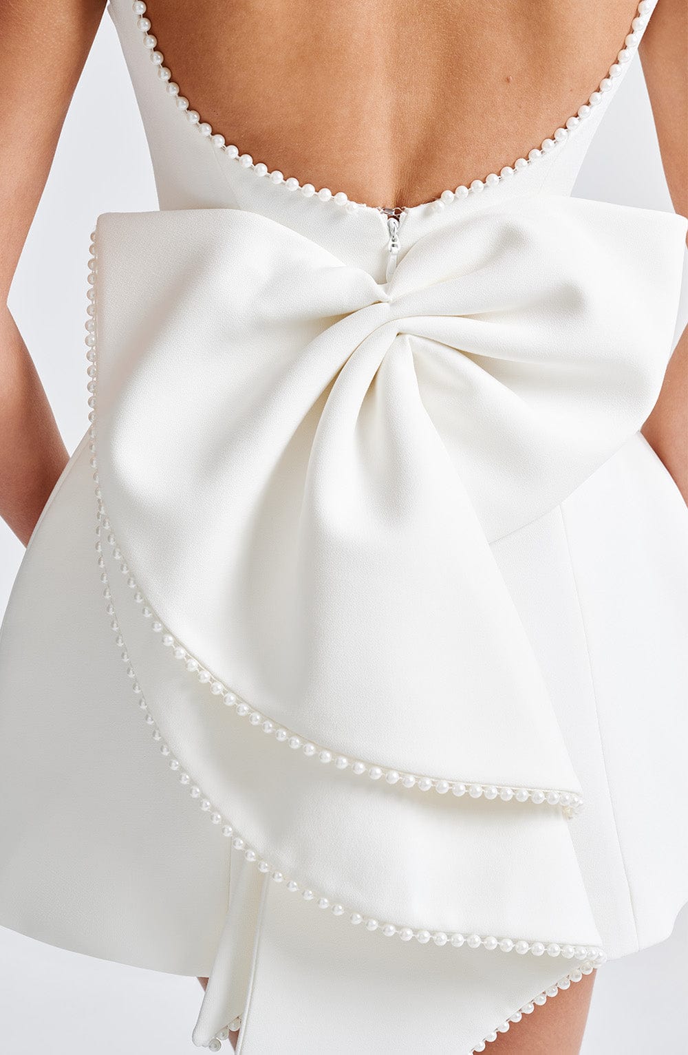 Round Neck Fit And Flare Mini Dress