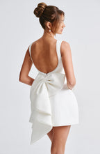 Round Neck Fit And Flare Mini Dress