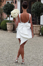 Round Neck Fit And Flare Mini Dress
