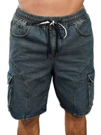 Men’s Cargo Shorts with Drawstring Waist