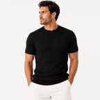 Men's Stretch Knit Crew Neck T-Shirt