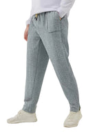 Men's Textured Knit Tapered Pants