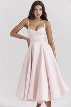 Mesh Layered Slip Maxi Dress