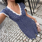 Midnight Bloom Lace Maxi Dress