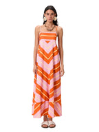Women’s Flowy Stripe Print Sundress