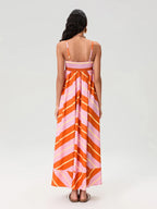 Women’s Flowy Stripe Print Sundress