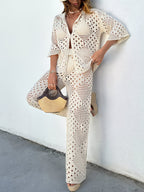 Women's Open-Knit Two-Piece Set