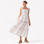 Women’s Printed Cotton Maxi Dress