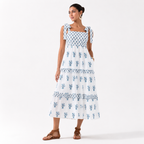 Women’s Printed Cotton Maxi Dress