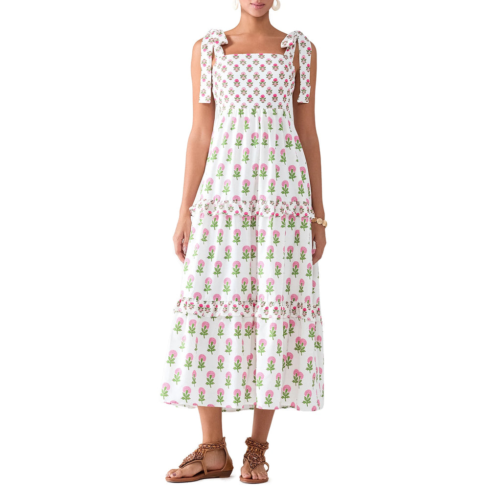 Women’s Printed Cotton Maxi Sundress