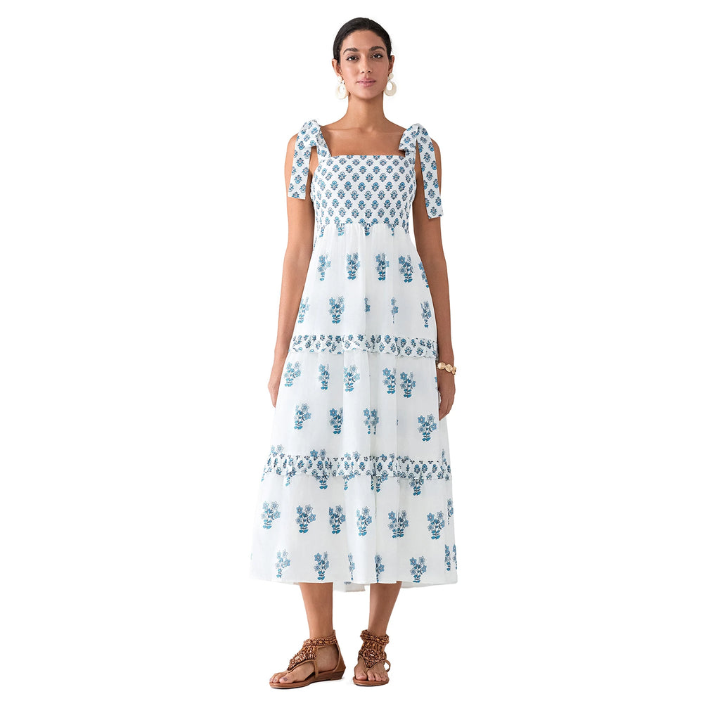 Women’s Printed Cotton Maxi Sundress