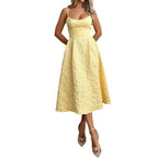 Women’s Textured A Line Long Dress