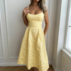 Women’s Textured A Line Long Dress