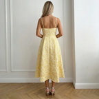 Women’s Textured A Line Long Dress